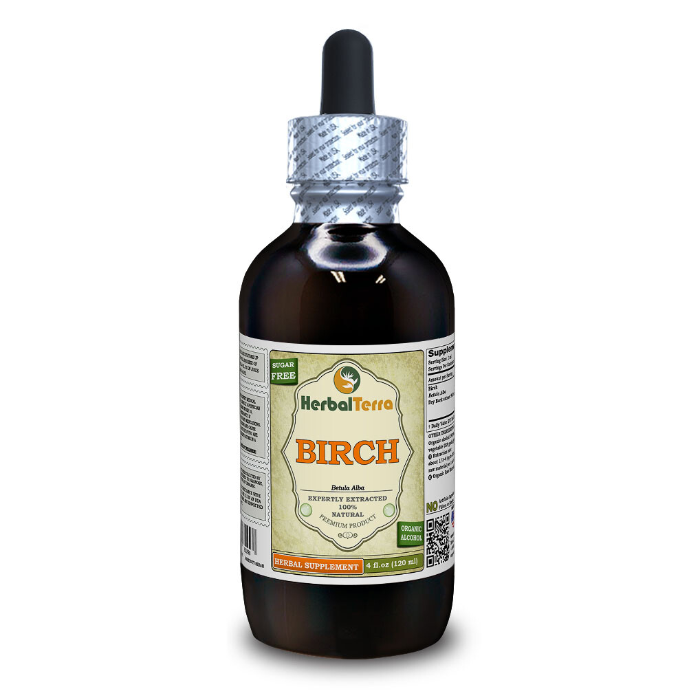 Birch (Betula Alba) Tincture Dried Bark Liquid Extract