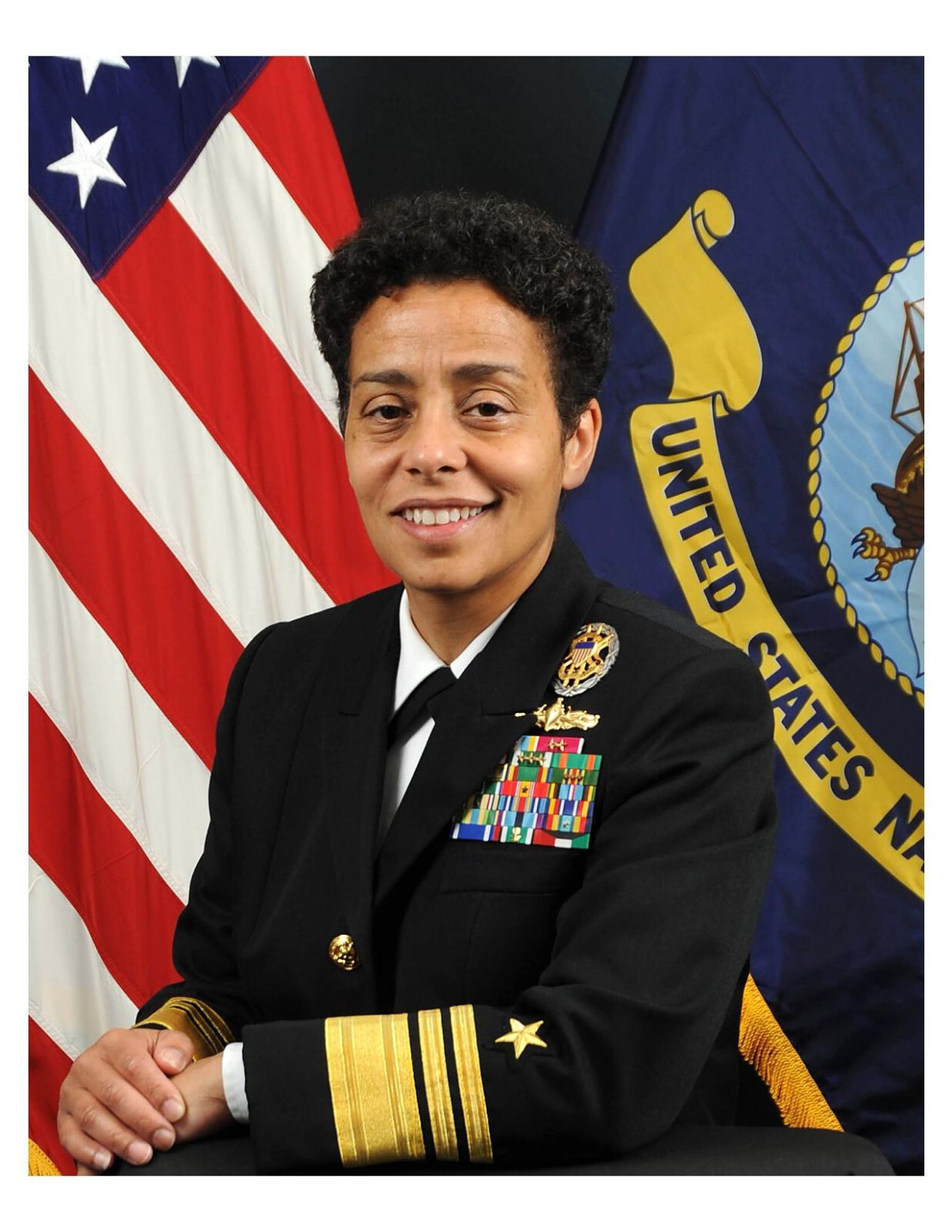 United States Navy Admiral Michelle J. Howard 8x10 Photo On 8.5" x 11"