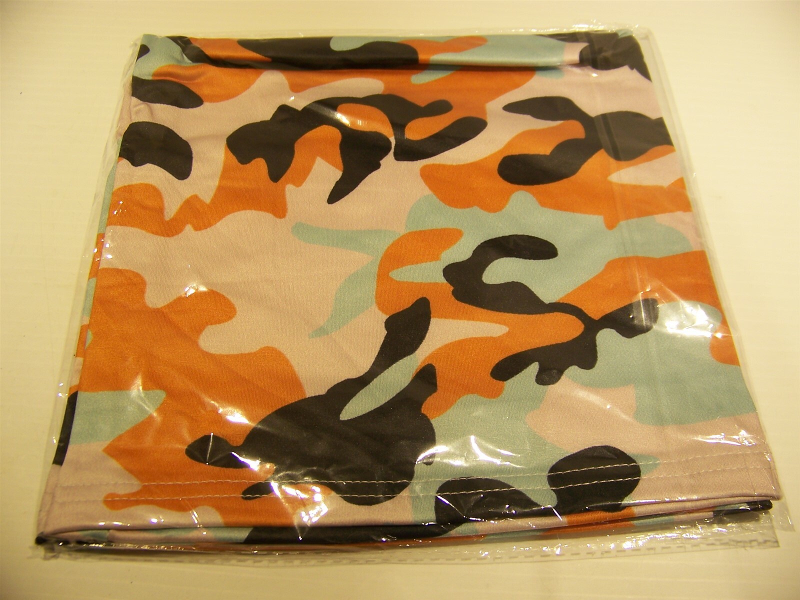 Camo Unisex Neck Gaiter Mask Infinity Scarf Balaclava Blue Orange Pink One Size