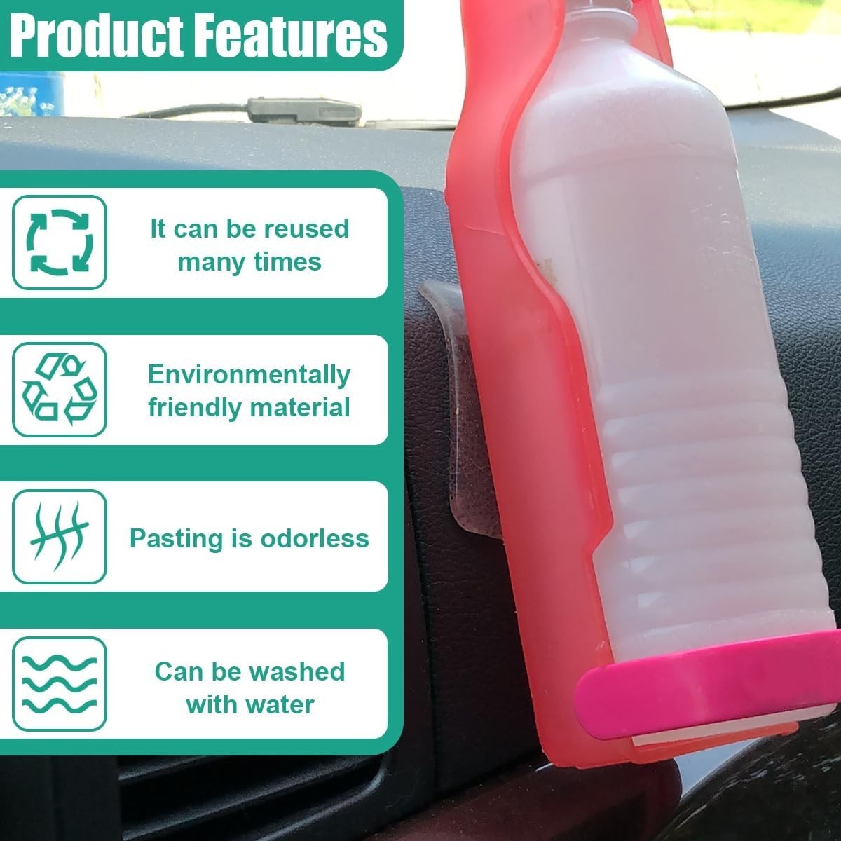 Sticky Gel Pads Double Sided Adhesive Pads Removable Traceless Gripping Pad