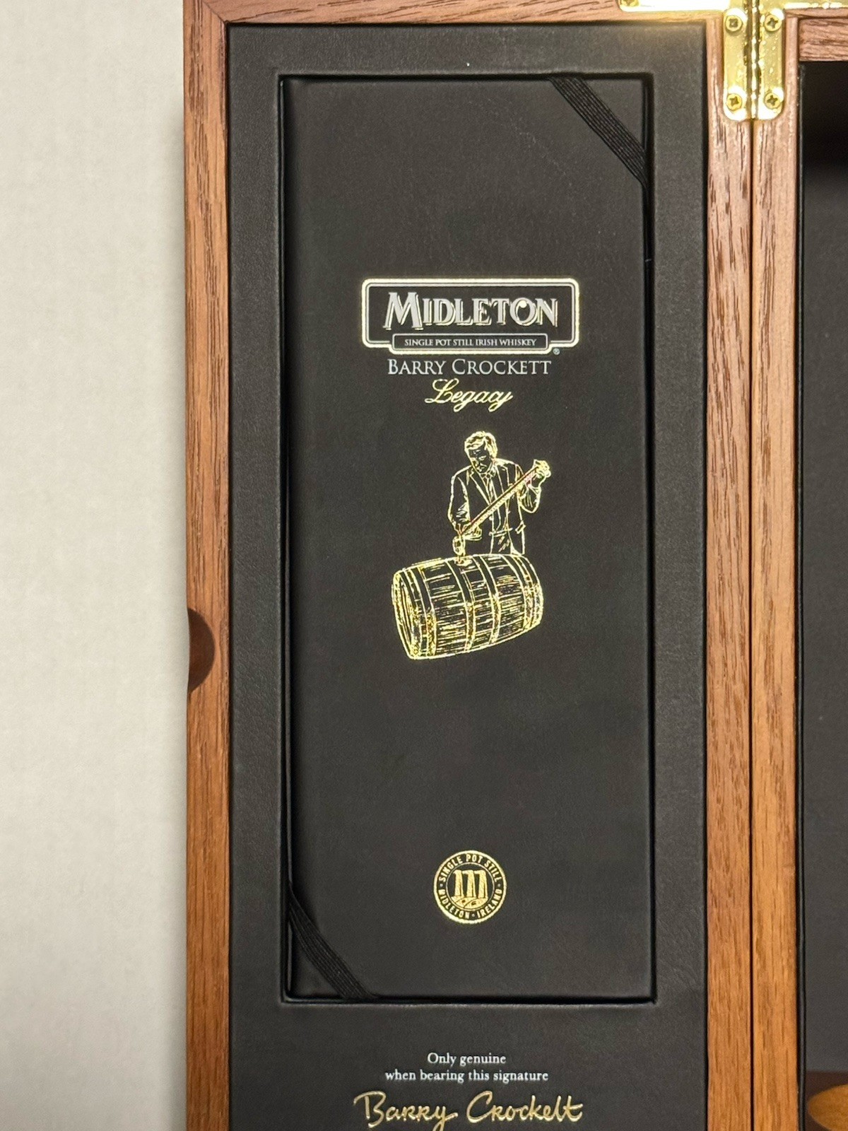 Midleton Barry Crockett Legacy – Wooden Presentation Box (EMPTY)