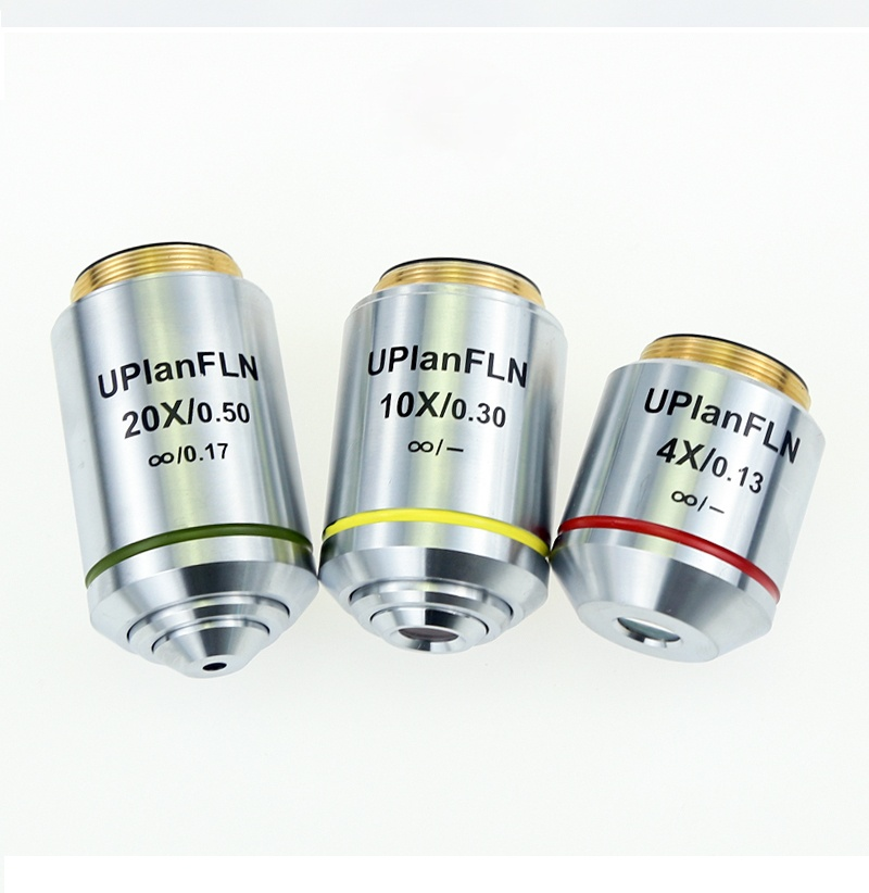 UplanFLN 4X-100X Semi Apochromatic Objective Lens f Olympus Infinity Microscope