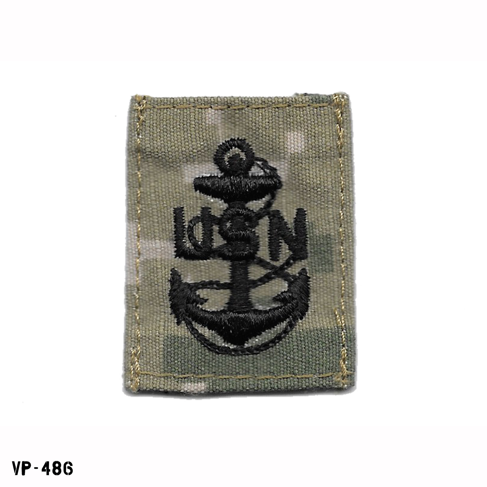 USN NWU Type III Woodland Digi Chief Petty Officer CPO Cap Device ~ Vanguard USA