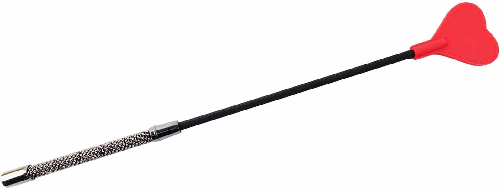 Horse Riding Whip, 18.8 Inch PU Leather Riding Crop, Perfect for Training Shows