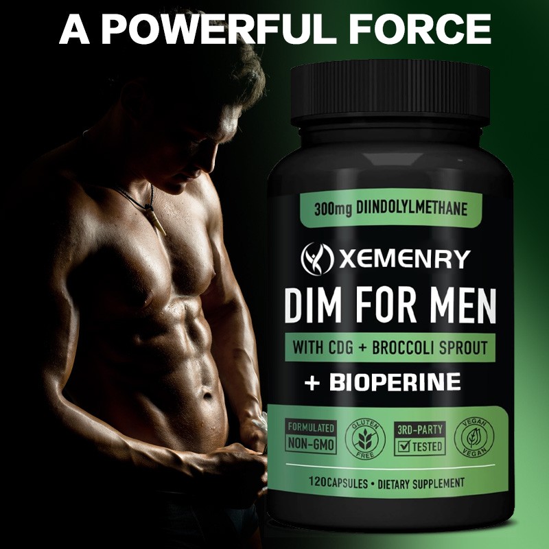 DIM FOR MEN 300mg -Balance Hormones and Promote Healthy Muscle Growth