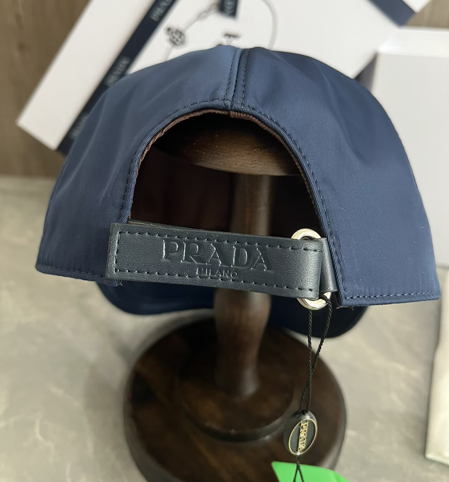 Prada Unisex Blue Nylon baseball cap | adjustable size | Gift