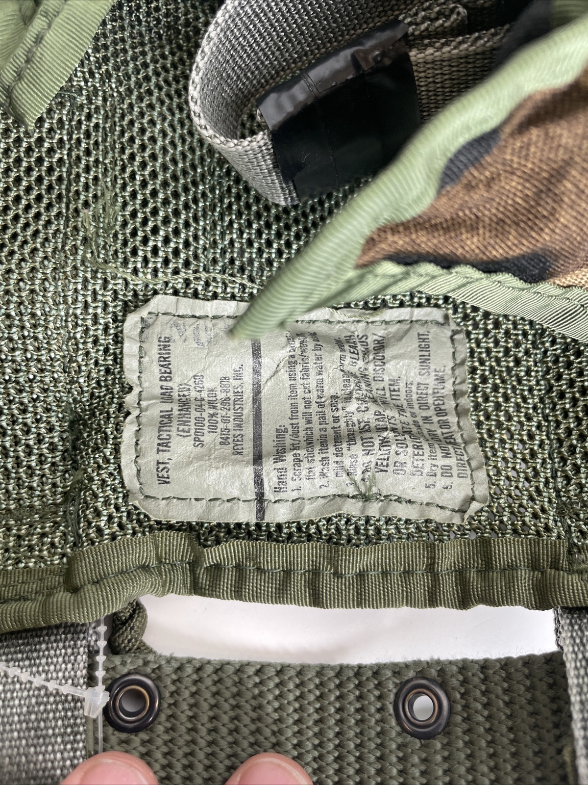 USGI Enhanced Tactical Load Bearing Vest Complete Kit BDU "EXCELLENT"
