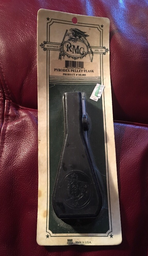 RMC Pyrodex Pellet Blackpowder Flask Holder USA Muzzleloader NOS