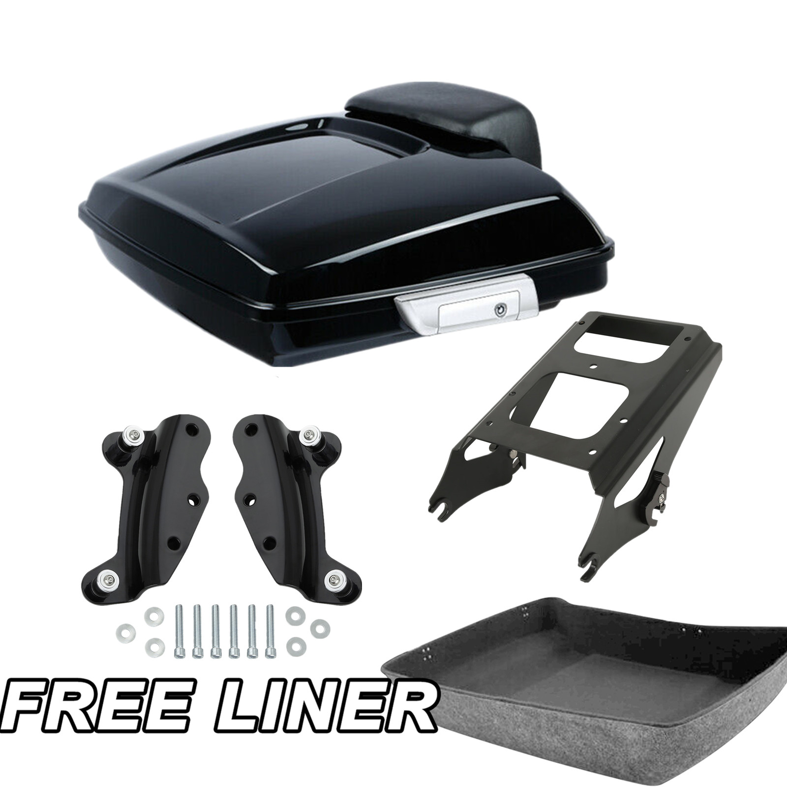 Razor Trunk Pad Rack Docking Fit For Harley Street Road Glide 09-13 12