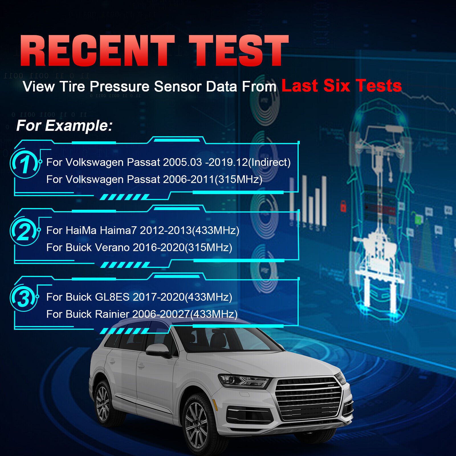 XTOOL TP150 TPMS Program TS100*4 Relearn Reset Activate Universal Tire Sensor