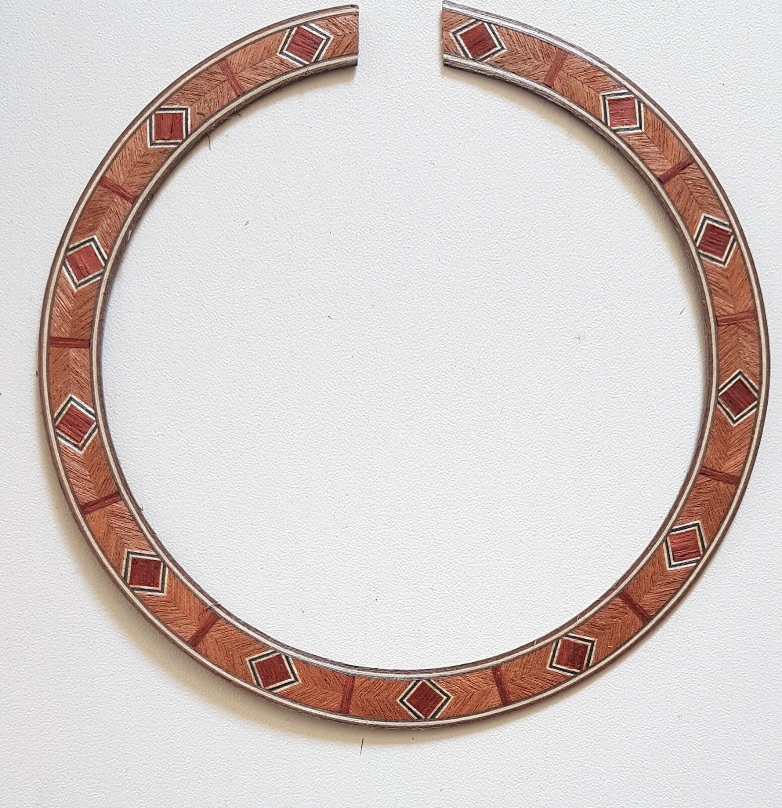 New Wooden Rosette for Acoustic Guitar - Inner Diameter 110mm - Model E
