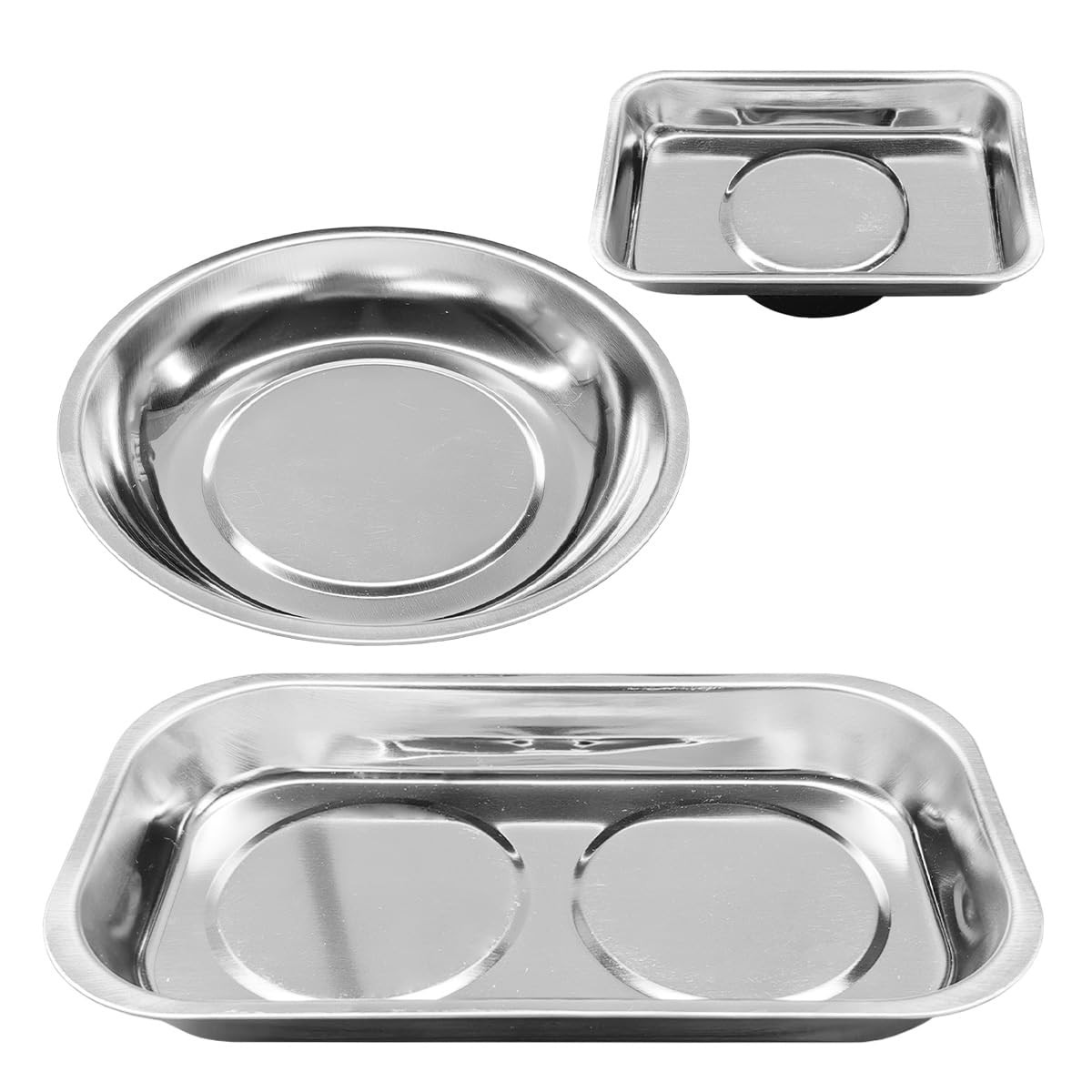 3PCS Magnetic Tray Holder, Stainless Steel Extra Strong Magnetic Bowl Parts T...