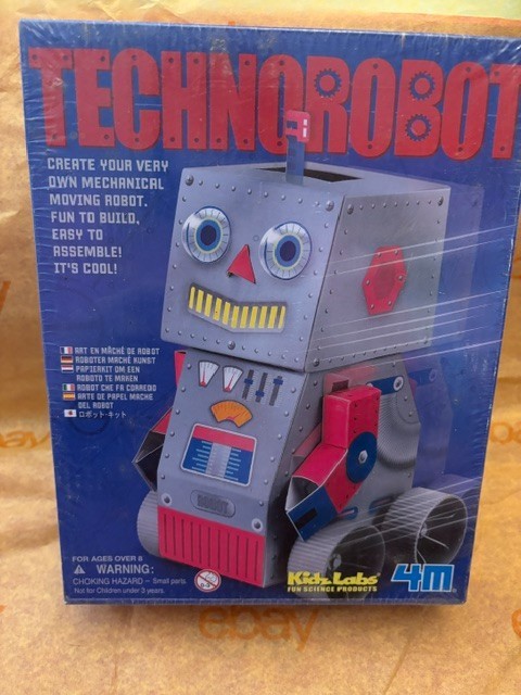TECHNOROBOT Kids Labs Fun Science BUILD A ROBOT Educational New Free Shipping