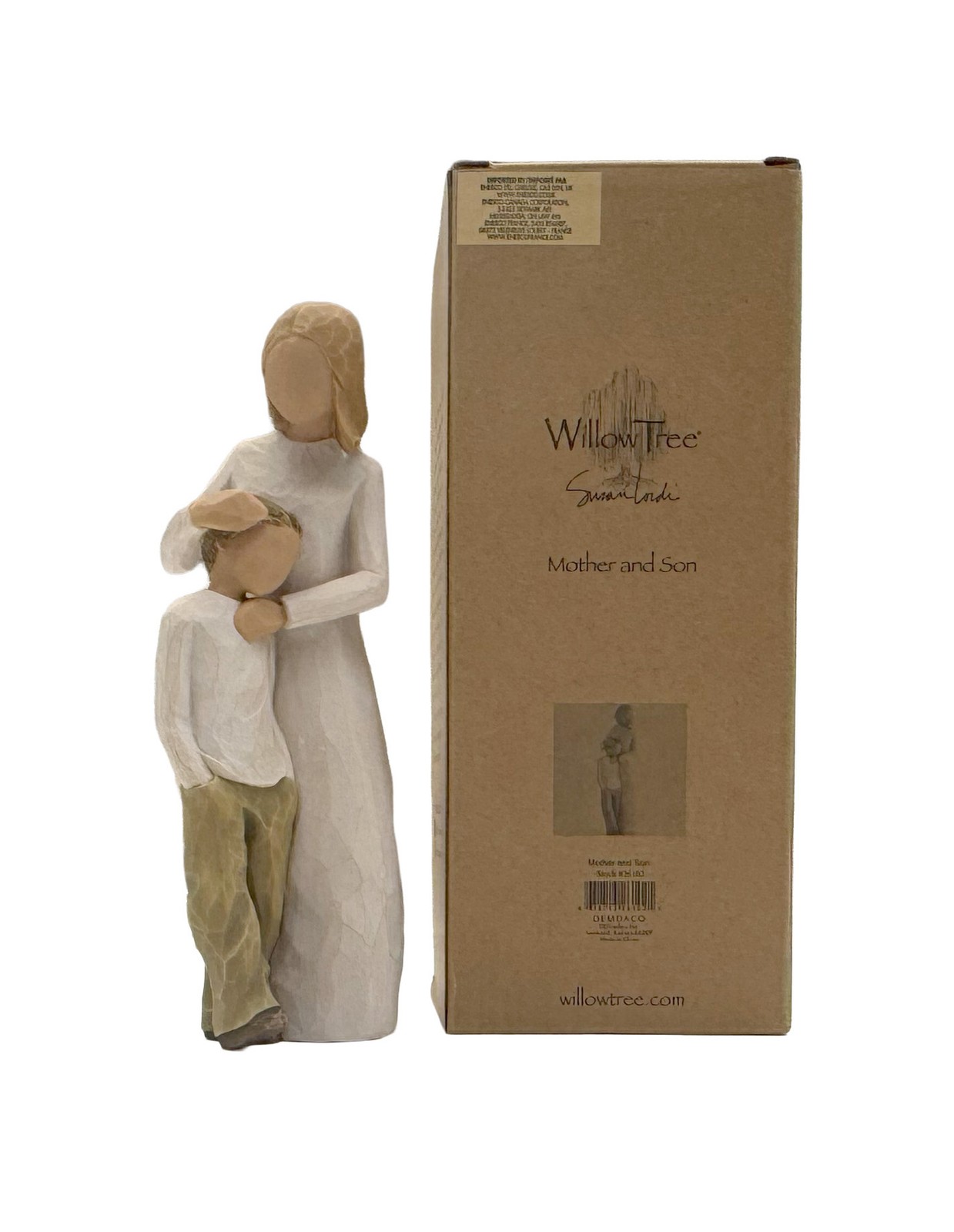 Willow Tree Mother and Son Celebrate Bond of Love, Sculpted Hand-Painted Figure