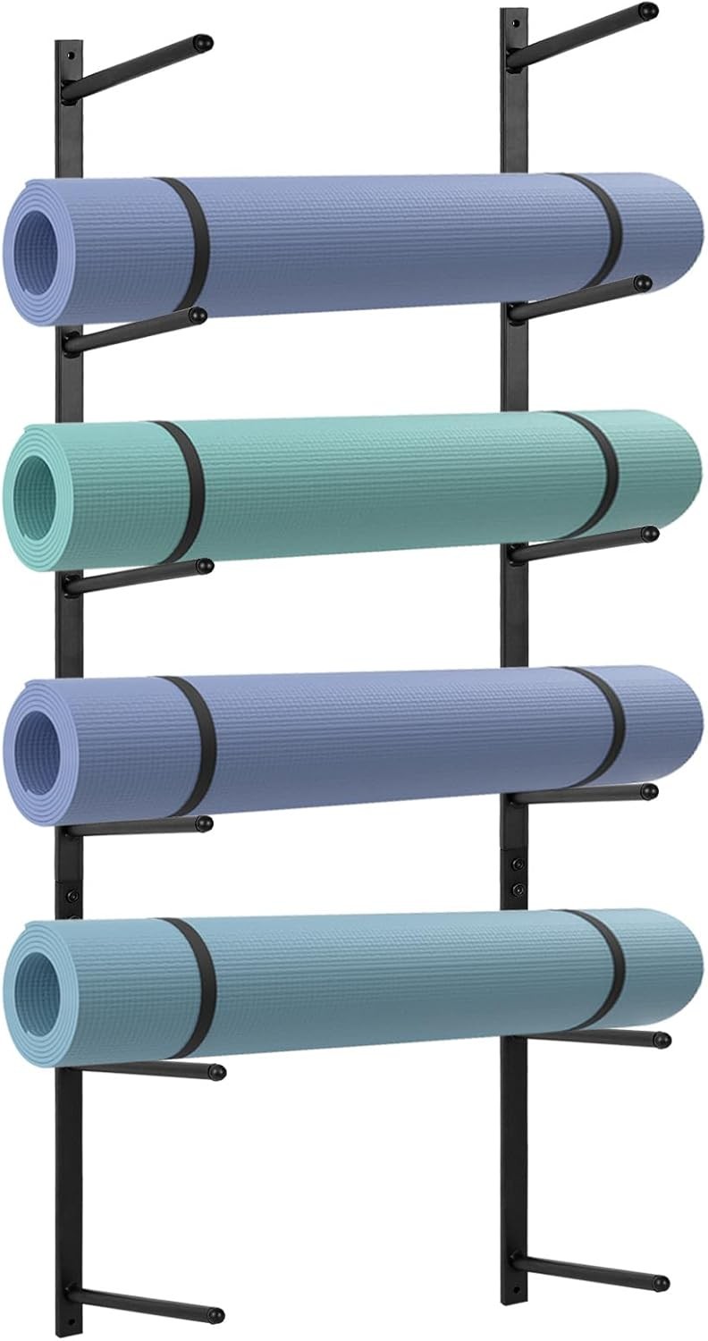 Yoga Mat Holder Wall Mount Yoga Mat Stora Holder Yoga Mat Organizer