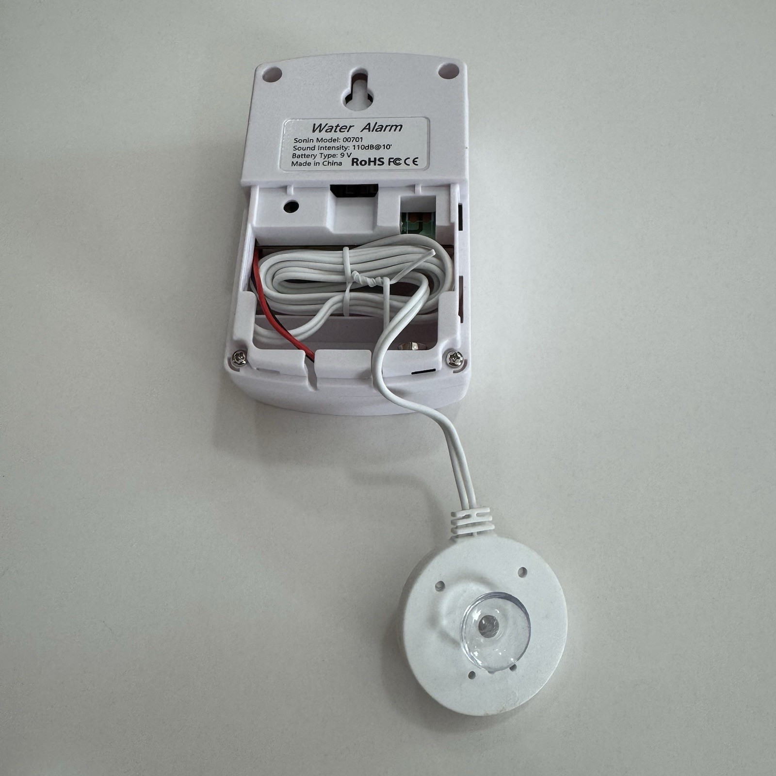 Sonin Water Alarm with Flat Sensor 00701 New E53