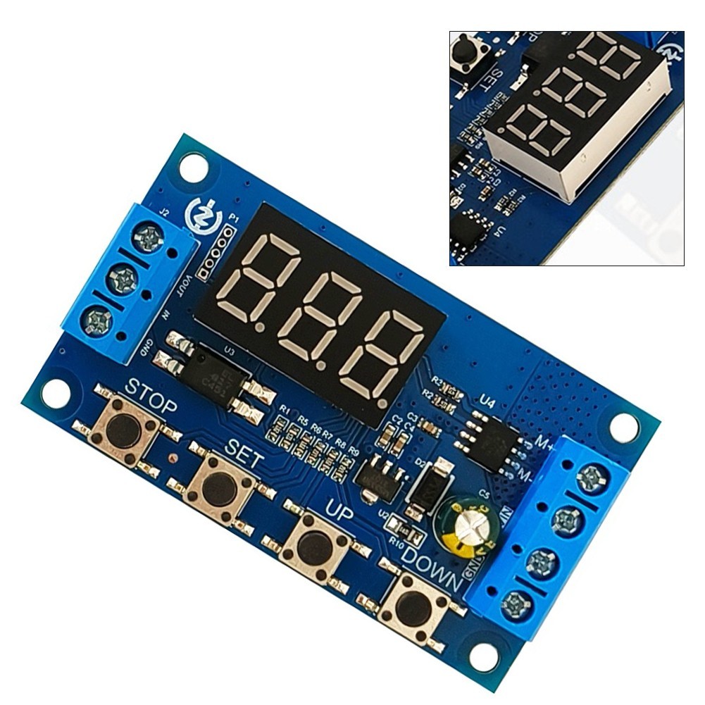 50W DC Motor Controller with Timer Control and Memory for Industrial Use