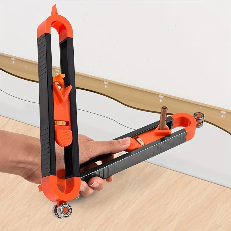 Profile Scribing Ruler Contour Gauge with Lock - Precise Scribe Tool Woodworking