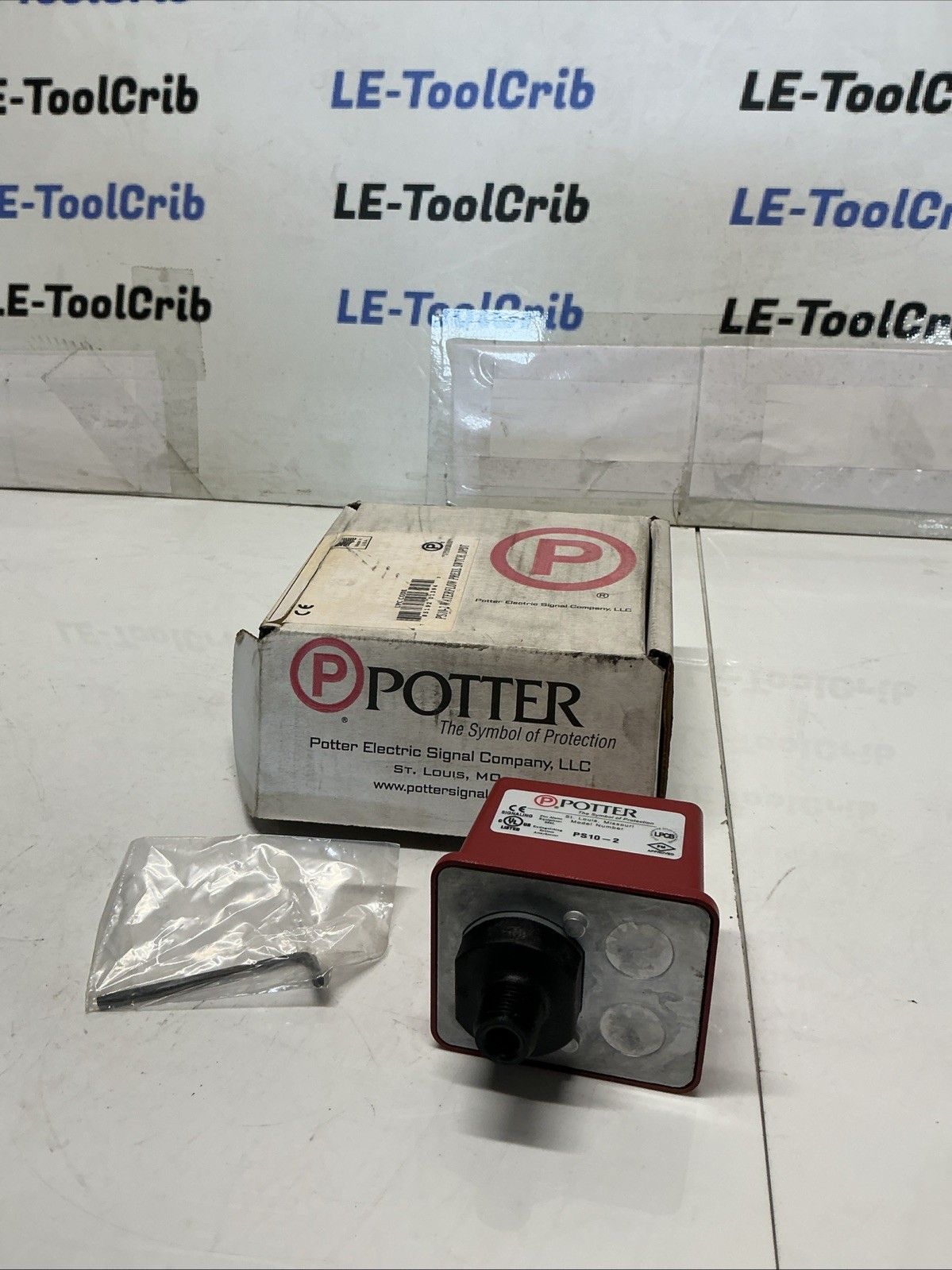 POTTER PS10-2 WATERFLOW PRESS. SWITCH 1340104 Z-129
