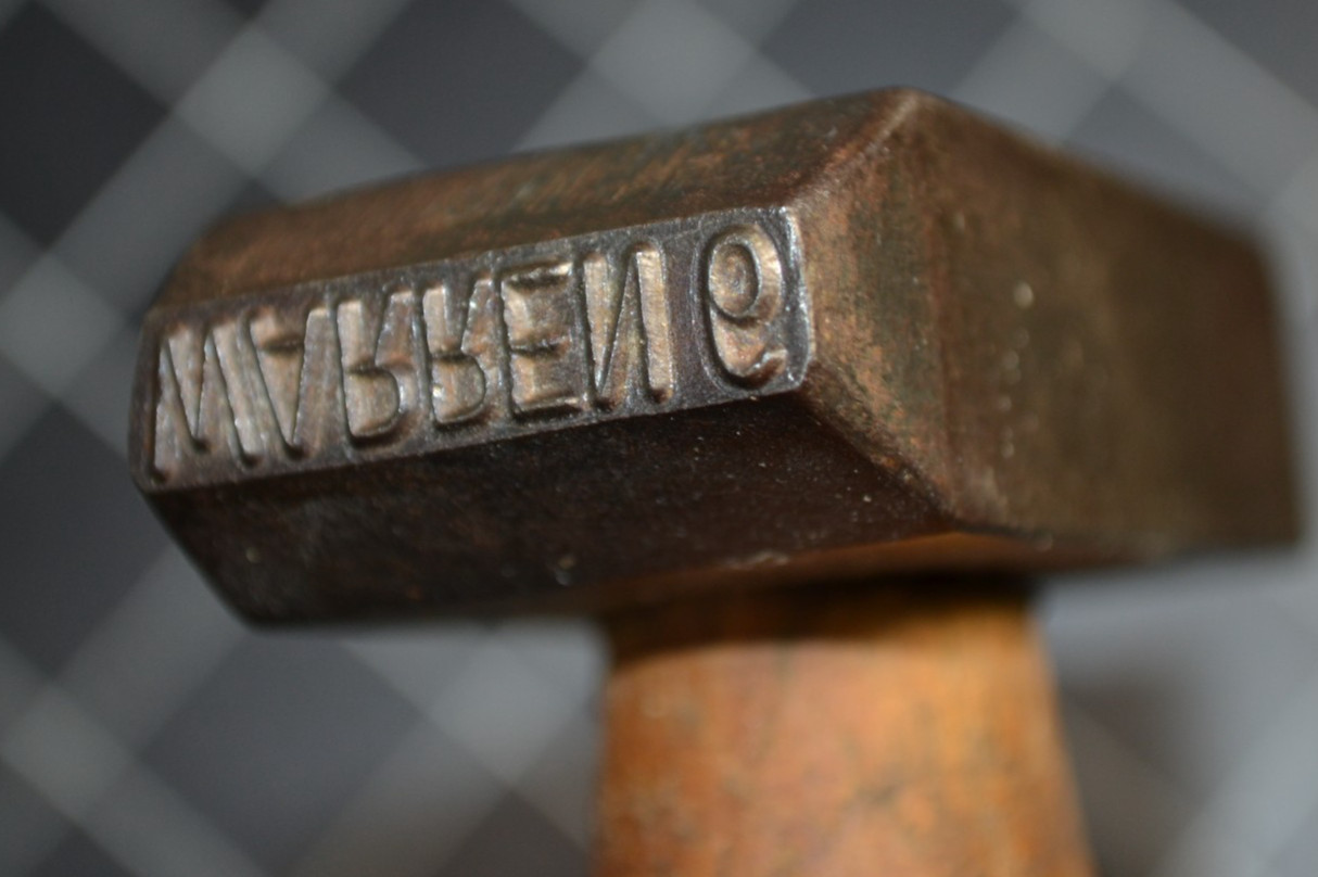 WARREN TOOL CO. - TOOL MARKING STAMP FOR 6# SLEDGE HAMMER HEADS