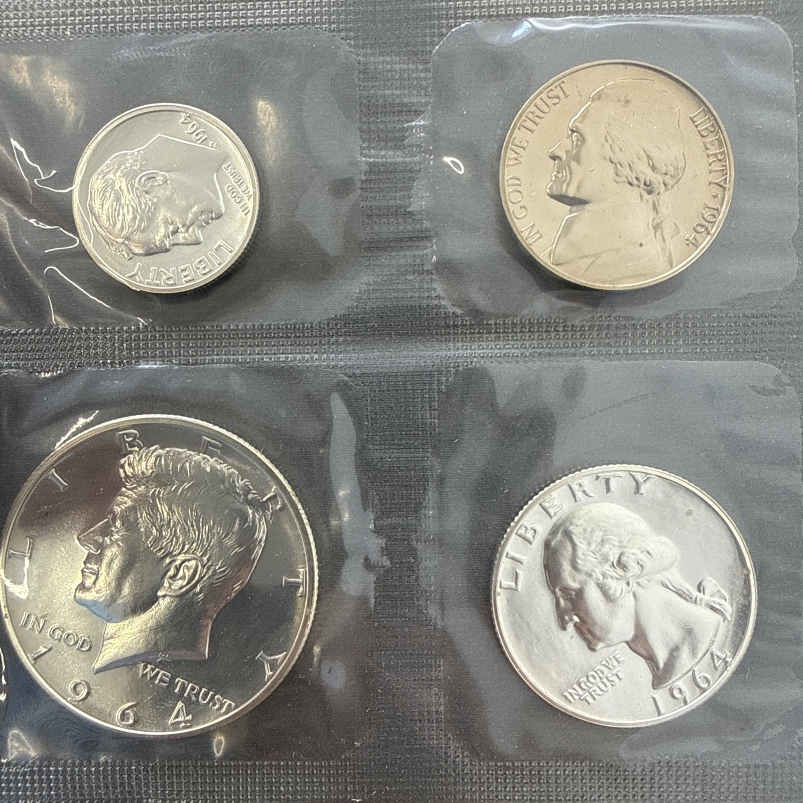 1964 US MINT PROOF SET PHILADELPHIA TREASURY DEPARTMENT