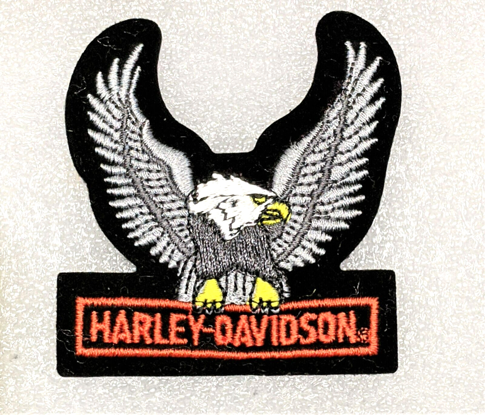 Small Eagle Harley Davidson Motorcycle Embroidered CREST Official Licensed MINT