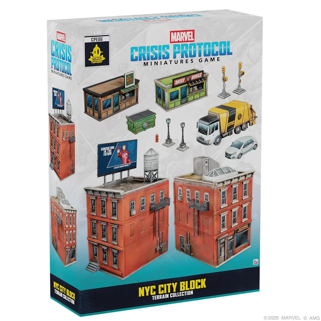 Marvel: Crisis Protocol - NYC City Block Terrain Collection - Brand New