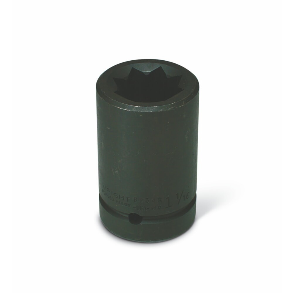 1" Drive Double Square Deep Impact Socket (Railroad) 8-Pt SAE 2-3/16" 8970R
