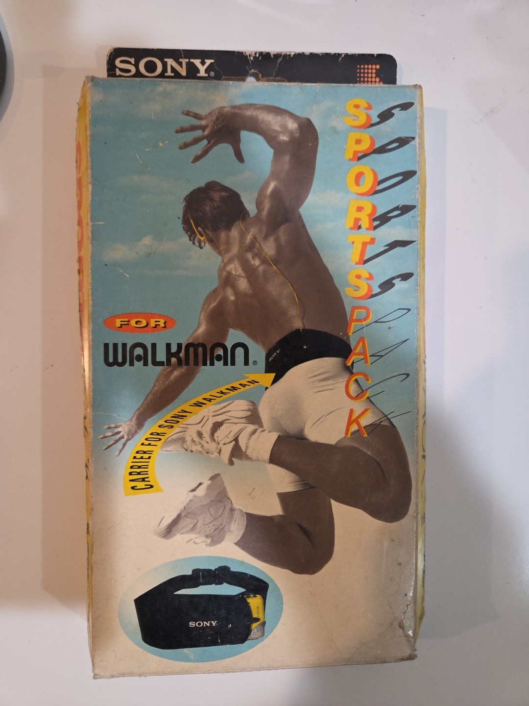VINTAGE Sony Sportspack Waist Carrier Walkman LC-WMSPU/B Black 1993