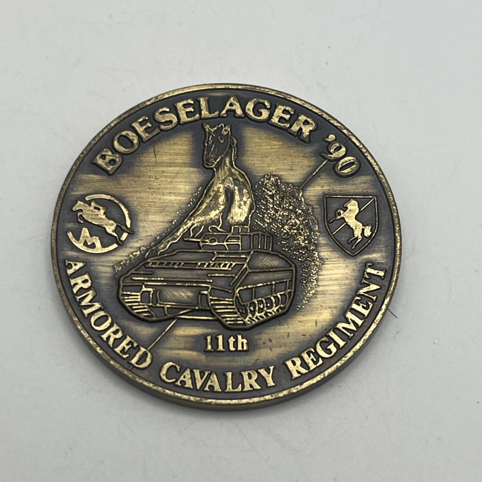 Super Rare Coin 11th Armored Cavalry Regiment Borselager 90’ Read