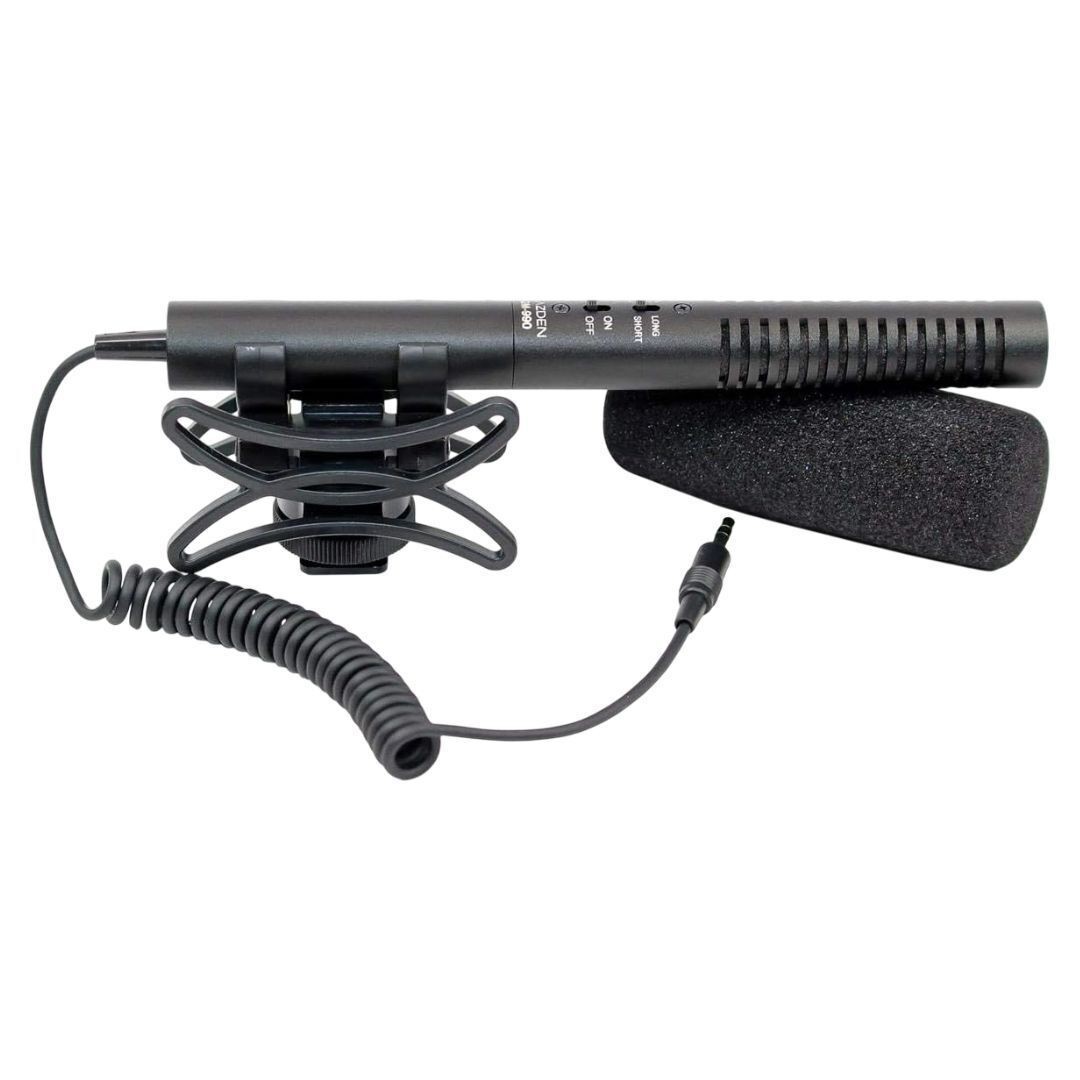 Azden SGM 990 Plus i Zoom Shotgun Microphone for Cameras Mobiles (Black)