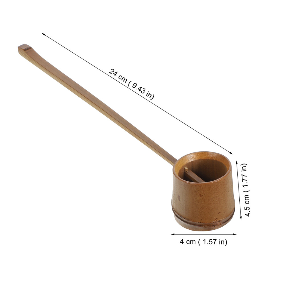 Japanese Water Ceremony Ladle Serving Bamboo Spoon