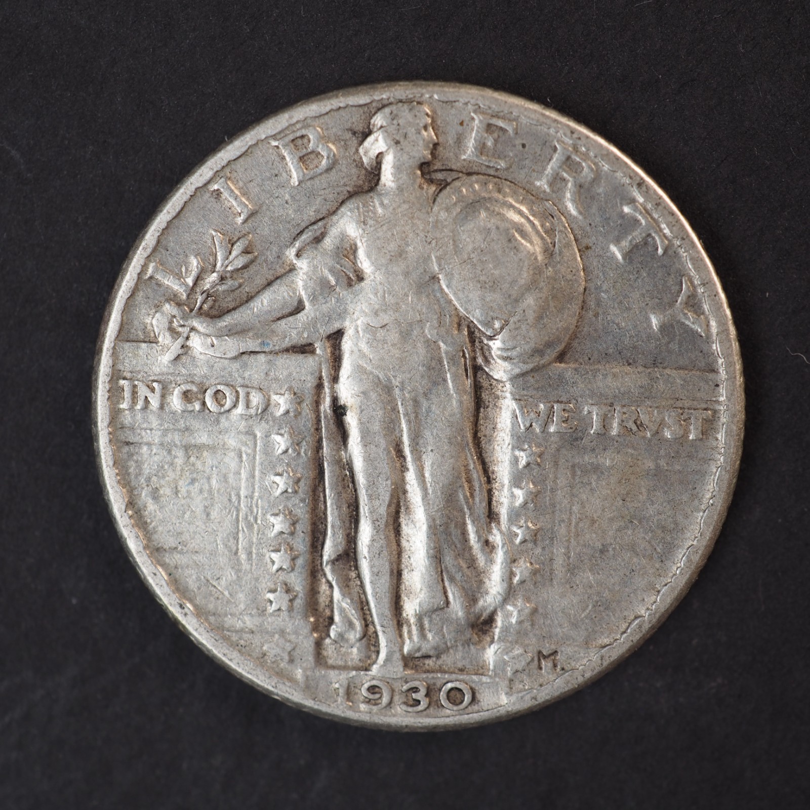 1930 *P* STANDING LIBERTY SILVER  QUARTER   **NICE !** FREE SHIPPING! C3766