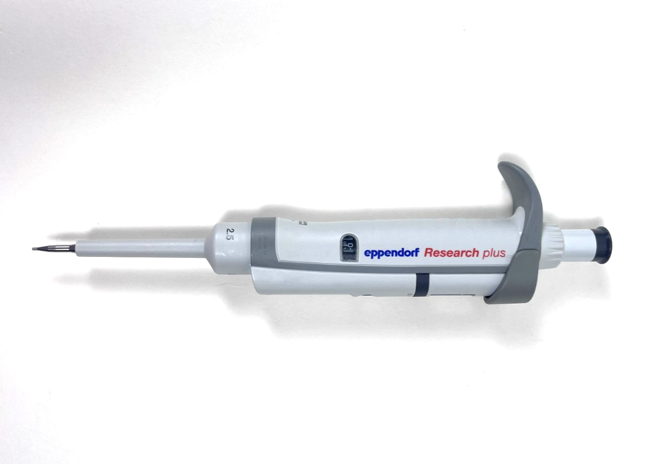 Eppendorf Research Plus Single Channel Pipette 0.1 - 2.5 µL , Tested