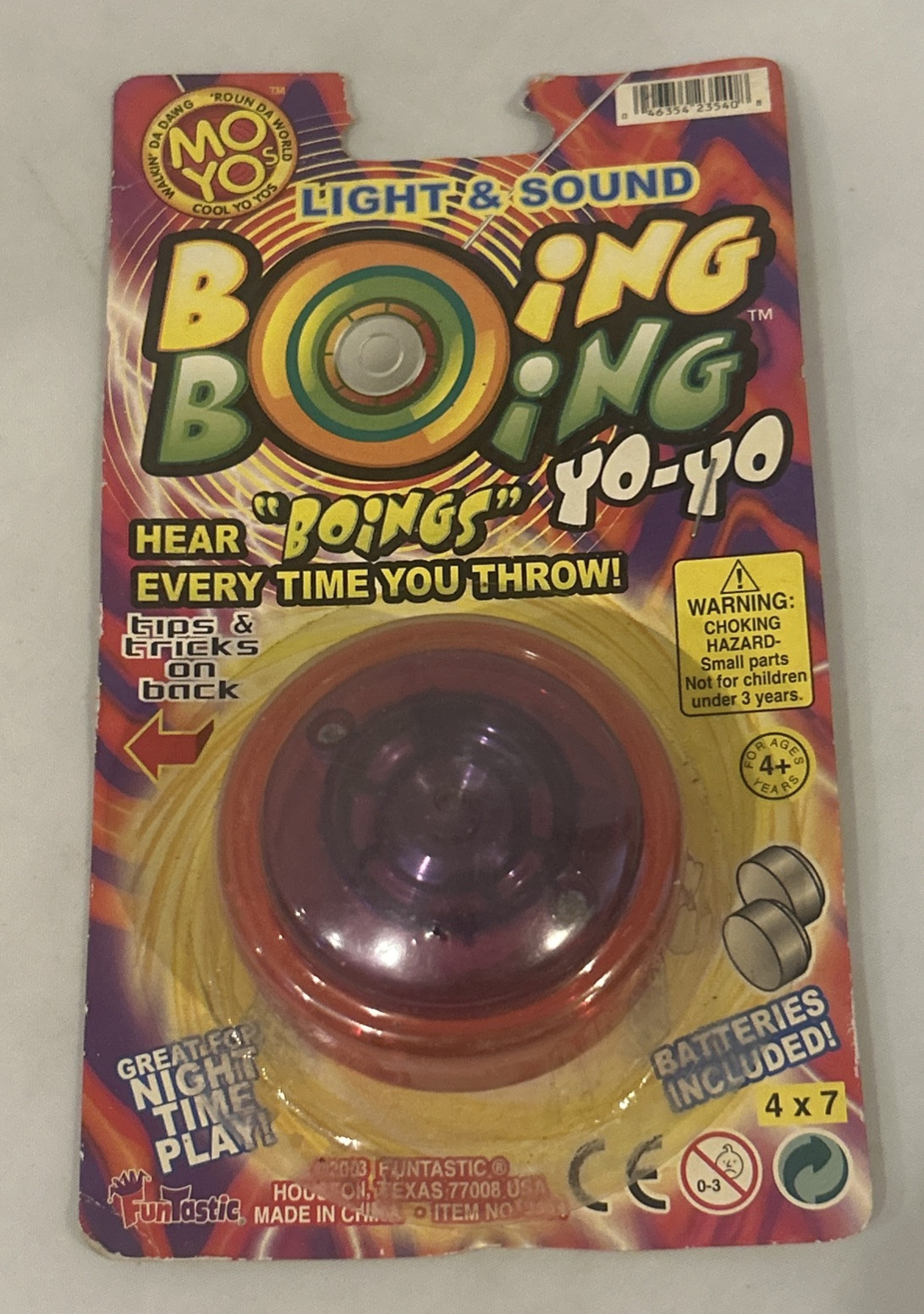 Funtastic Boing Boing Yo-Yo, New, 2003