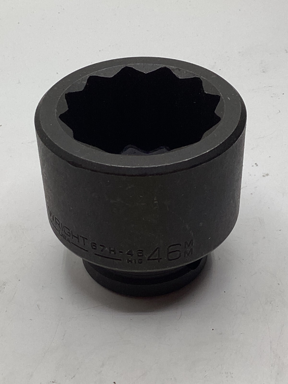 OEM Wright Tool 67H-46, Impact Socket 12 Point Black