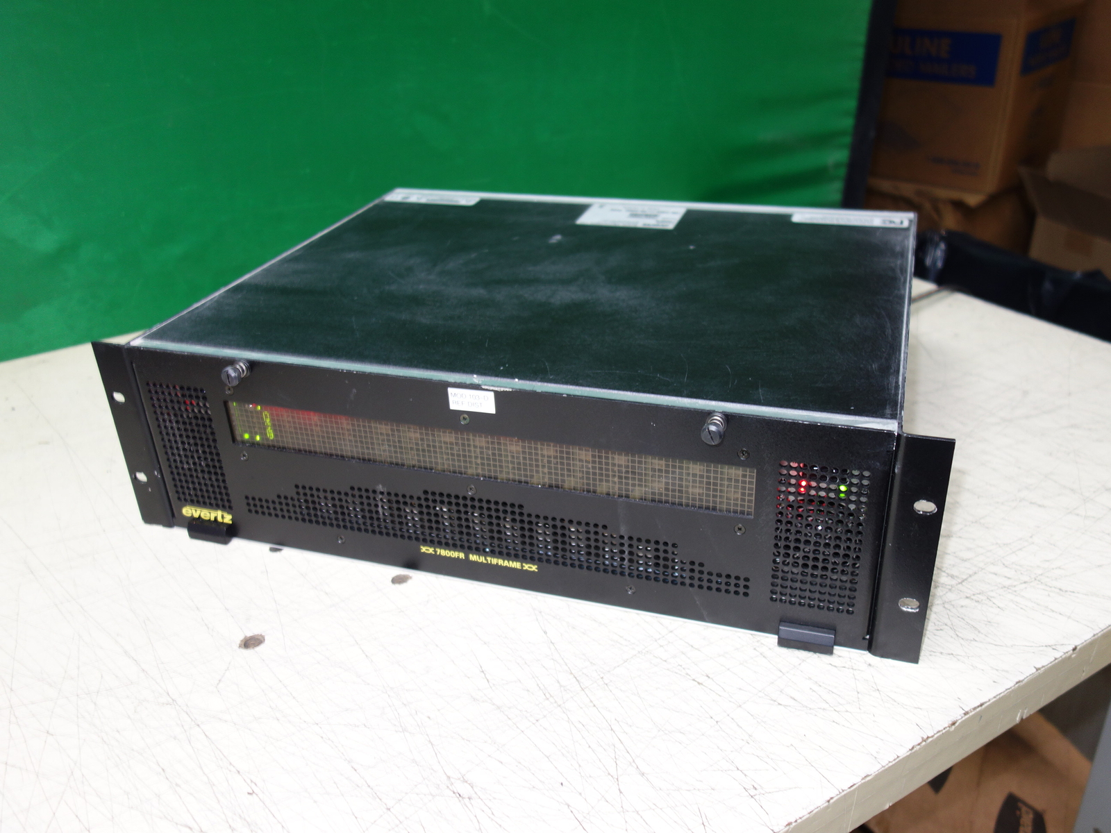 Evertz 7800FR MultiFrame w/ 7800FC & 8x 7800ADA6-EQ-L 3x 700ADA-AUD 7700DA7-3G