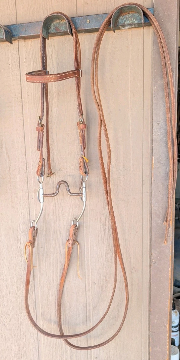 Tom Balding High Port With Headstall & Reins