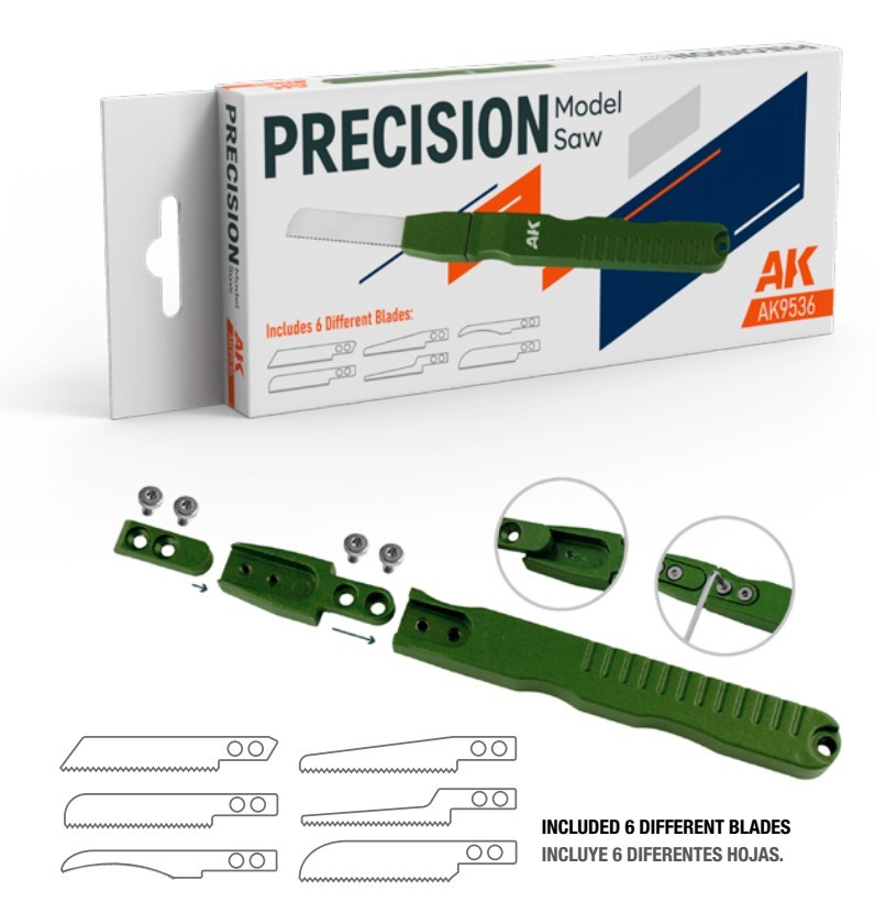 AK Precision Model Saw (incl. 6 different blades)