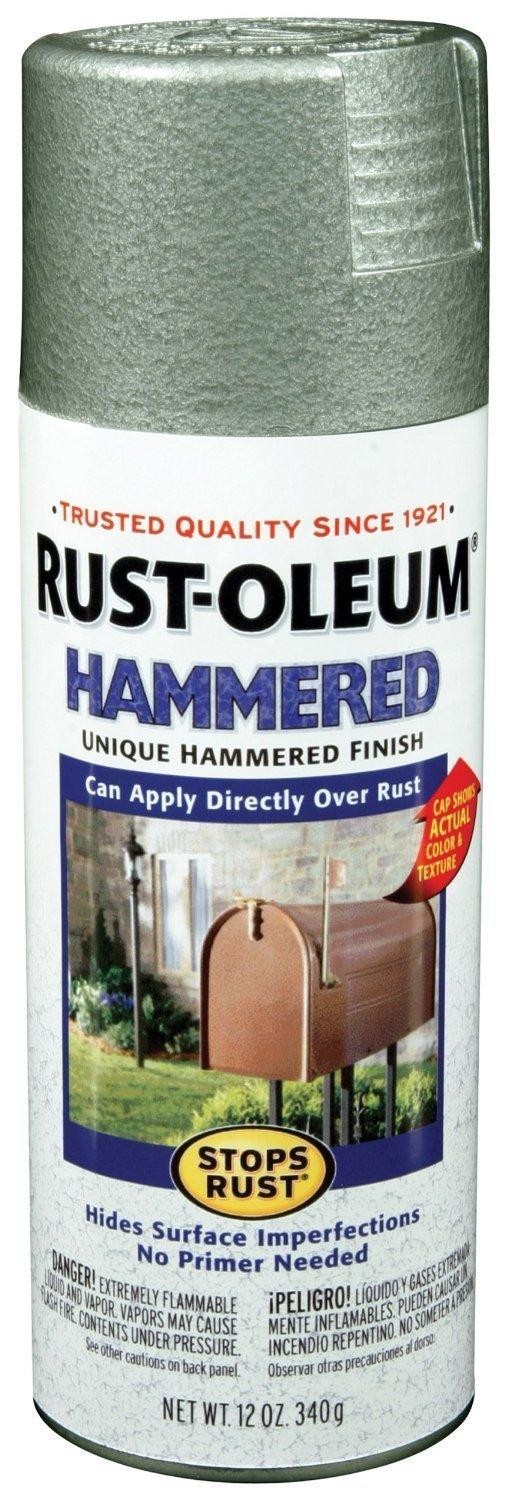 Rust-Oleum, Silver HAMMERED 12Oz