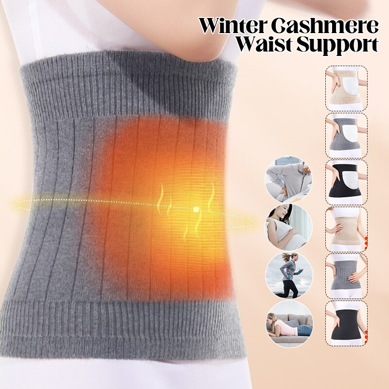 Winter Cashmere Waist Support Kidney Warmer Elastic Back Warmer Protection