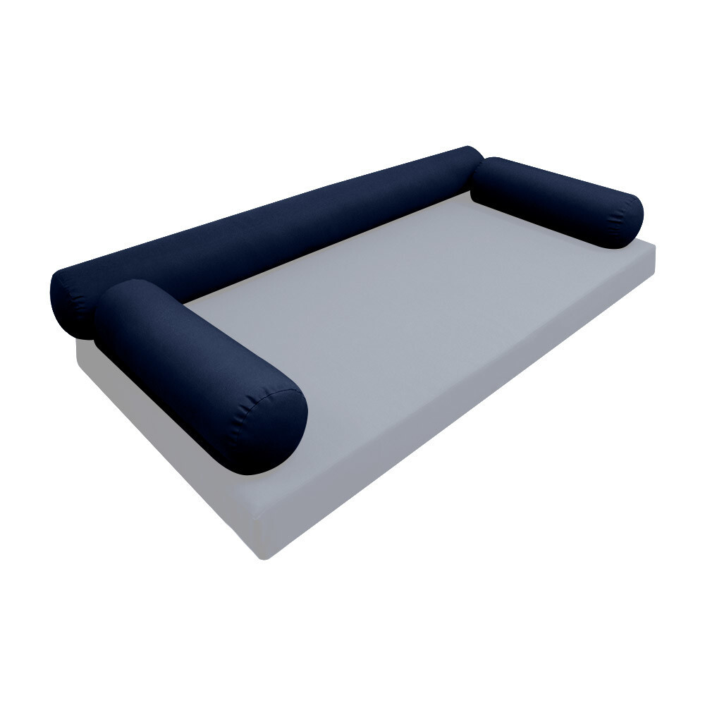 *COVER ONLY* Style 6 Twin-XL 78" x 8" Knife Edge Bolster Pillow SlipCover AD101