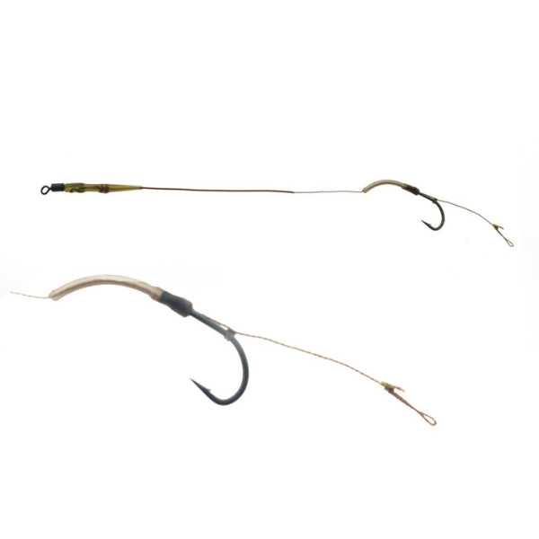 PB Products Combi Rig Stiff Curved Aligner Pre-Tied Technical Carp Fishing Ho...