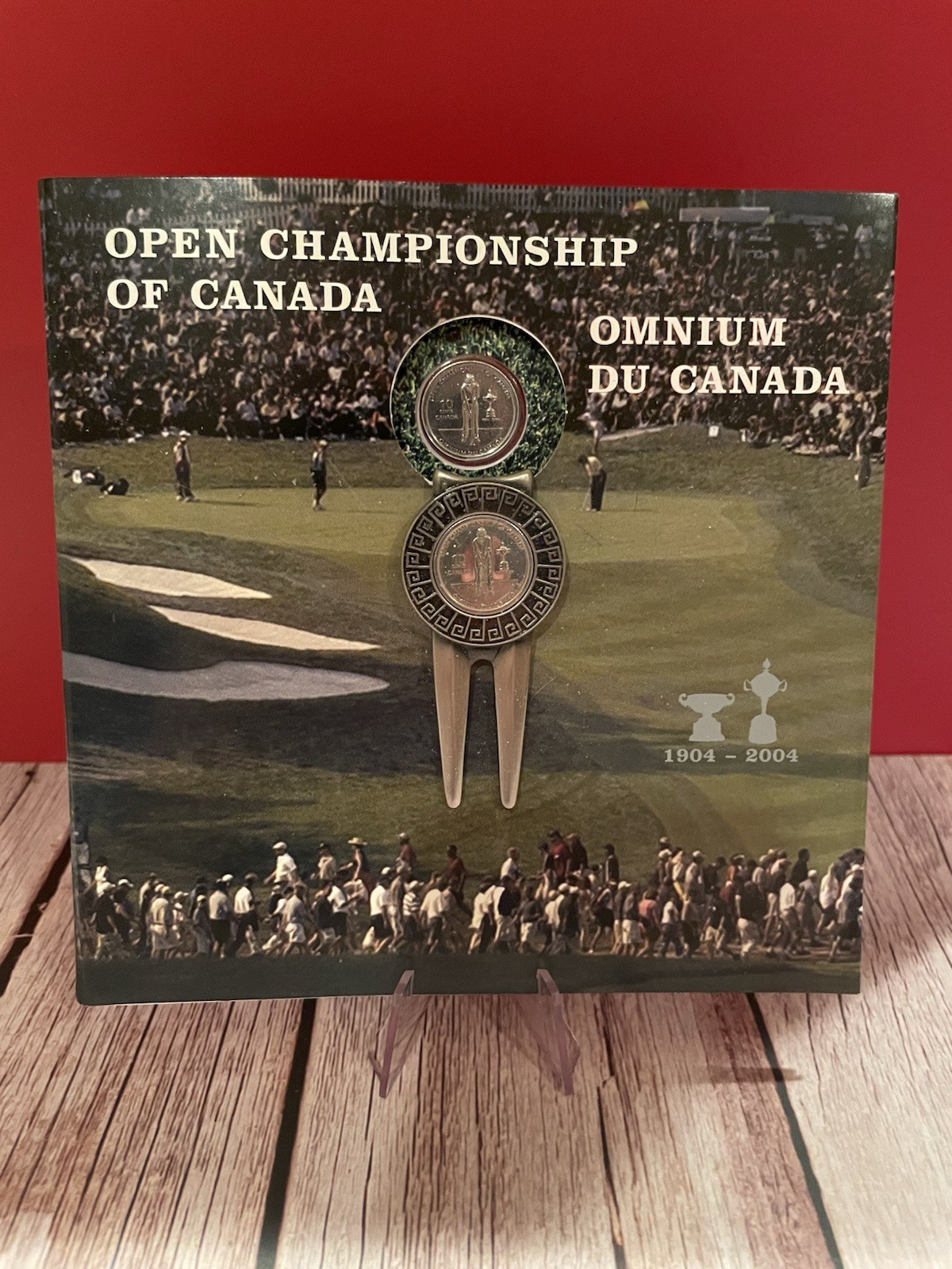 2004 Open Championship Of Canada Anniversary Pack 10¢, Stamps and Divot Tool