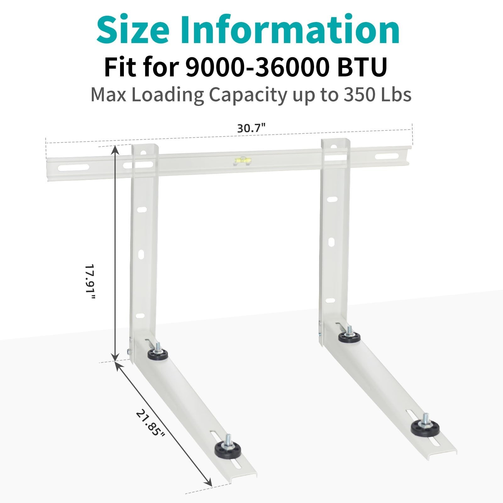 Mini Split Wall Mount for 9000-36000 Btu Condensers - Universal Outdoor Mount...