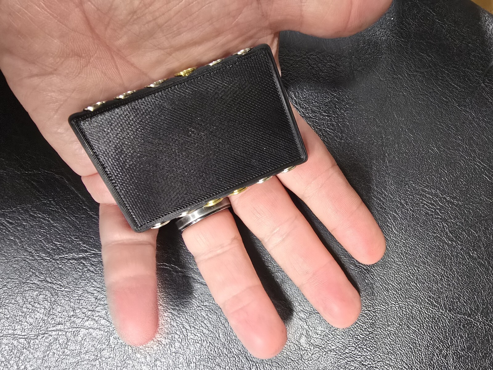 380 ACP Shell Holder For Pocket Carry. DESIGNED FOR EDC Holds 12 Shells Black