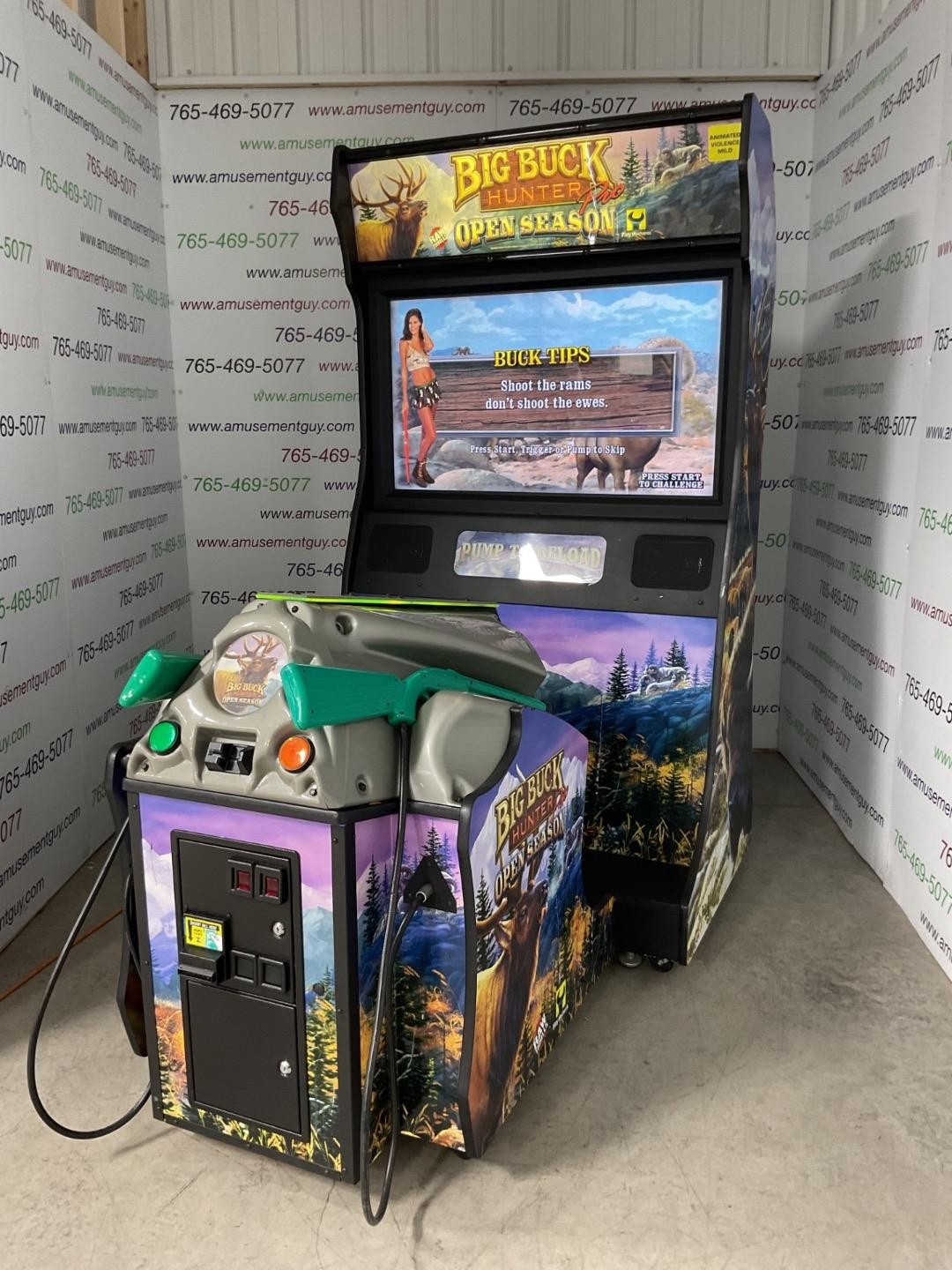 Big Buck Hunter Open Season Deluxe by Raw Thrills COIN-OP Arcade Video Game