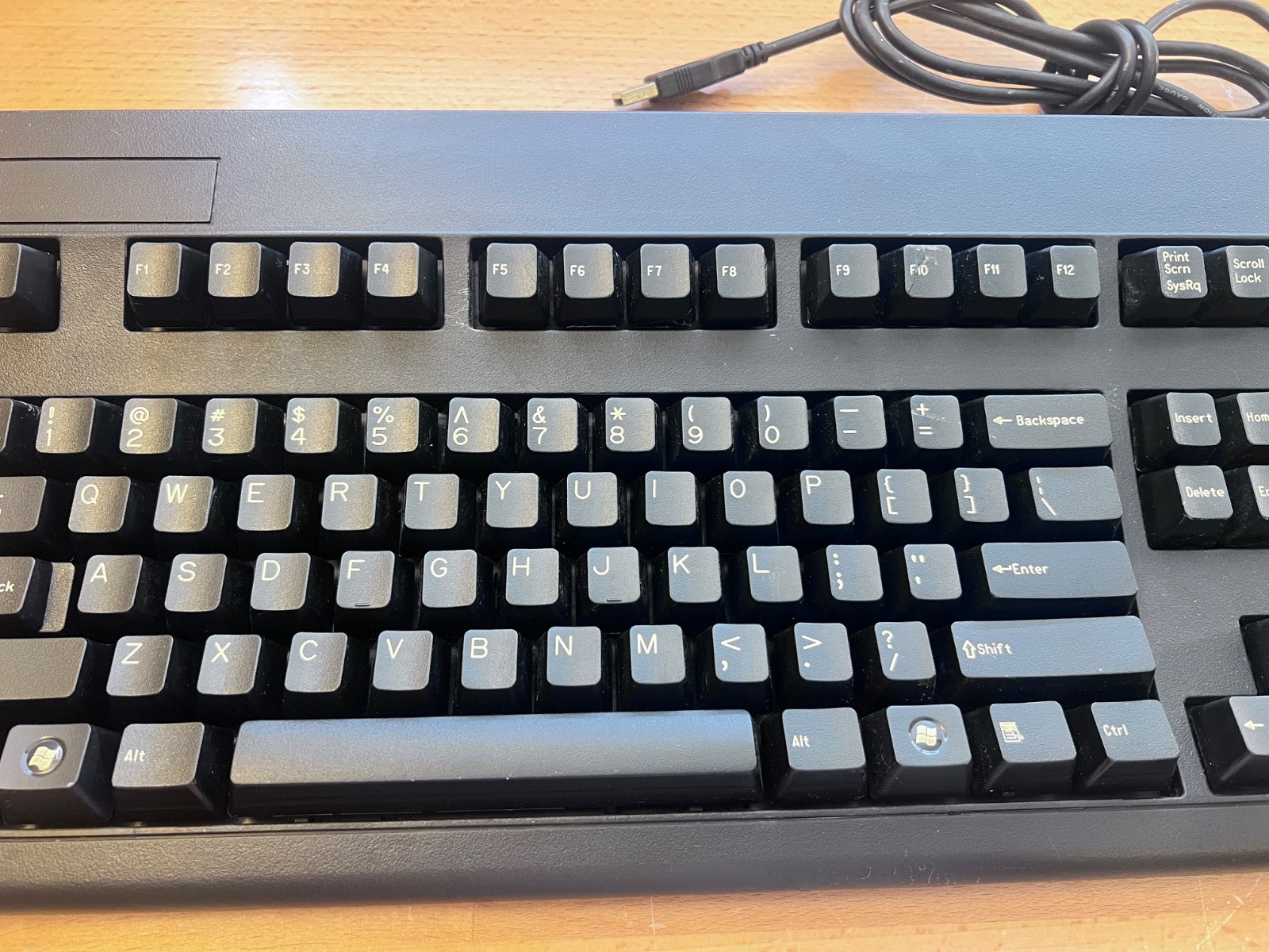 Key Tronic Arc Solutions Wired USB Keyboard E03600U2 Operator Keyboard TESTED