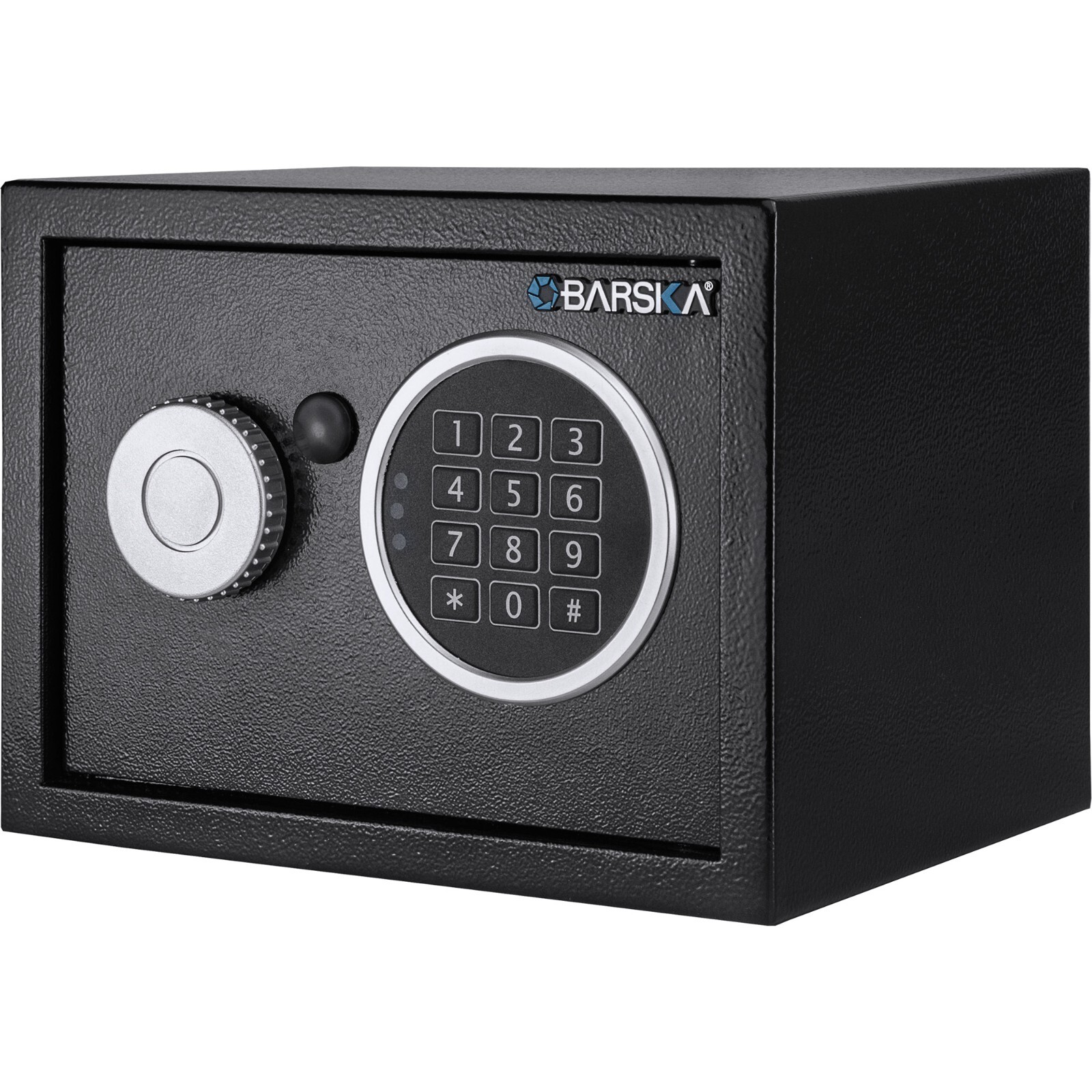 Barska Compact Security Safe Digital Keypad Lock Box w/ Deadbolts 0.22 Cu. Ft.