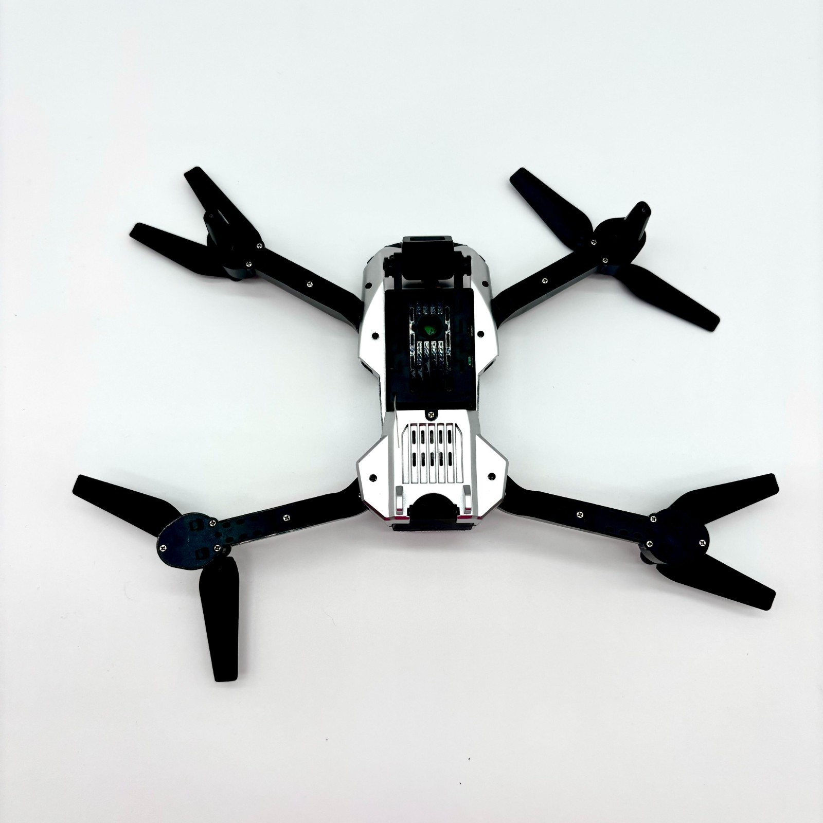 XVB Covert Foldable WiFi Drone With 720p Camera Silver Black Model ET-0784